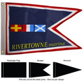 16" X 24" Single Reverse Nylon Boat Flag